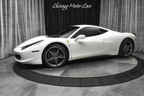 Used 2012 Ferrari 458 Italia Coupe Only 17k Miles Carbon Fiber LED Steering Wheel Racing Seats! for sale Sold at Chicago Motor Cars in West Chicago IL 60185 1