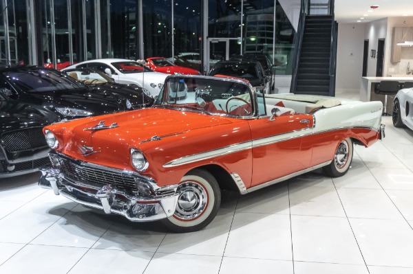 Used 1956 Chevrolet BelAir Convertible Ground Up Restoration! 265 V8! POWER TOP! for sale Sold at Chicago Motor Cars in West Chicago IL 60185 3