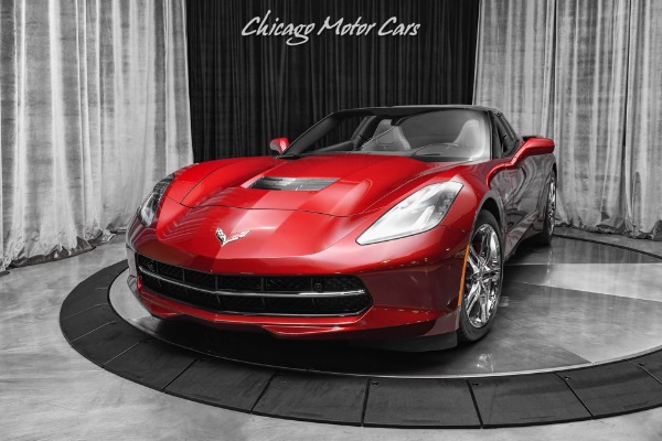 Used 2017 Chevrolet Corvette Stingray 2LT Coupe 8-SPEED AUTOMATIC! LONG BEACH RED! ONLY 11,356 MILES! for sale Sold at Chicago Motor Cars in West Chicago IL 60185 2