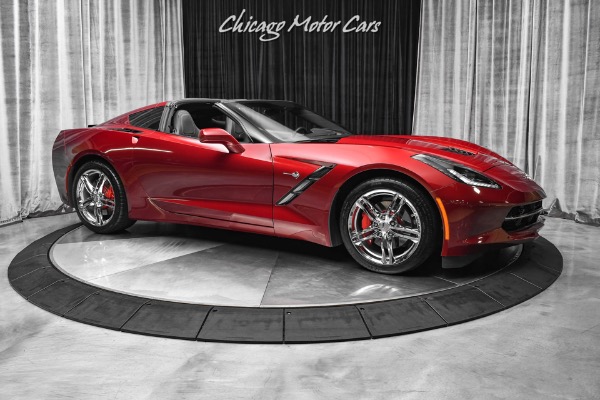 Used 2017 Chevrolet Corvette Stingray 2LT Coupe 8-SPEED AUTOMATIC! LONG BEACH RED! ONLY 11,356 MILES! for sale Sold at Chicago Motor Cars in West Chicago IL 60185 6