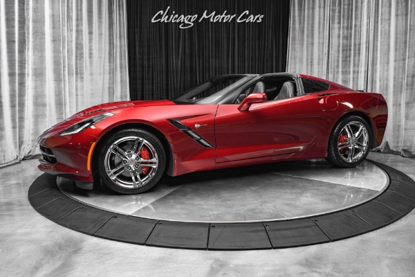 Used 2017 Chevrolet Corvette Stingray 2LT Coupe 8-SPEED AUTOMATIC! LONG BEACH RED! ONLY 11,356 MILES! for sale Sold at Chicago Motor Cars in West Chicago IL 60185 1
