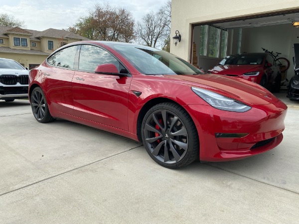 Used 2020 Tesla Model 3 Performance Long Range AWD Autopilot HARD LOADED Like Brand NEW! for sale Sold at Chicago Motor Cars in West Chicago IL 60185 1