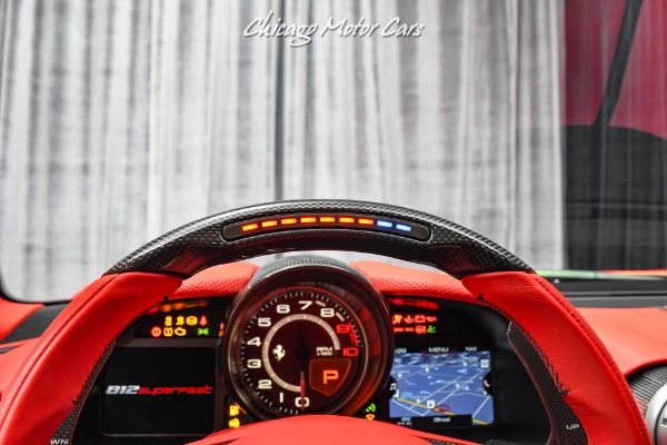 Used-2018-Ferrari-812-Superfast-Coupe-Carbon-Fiber-Everything-Special-Order-Taylor-Made-Passenger-Display