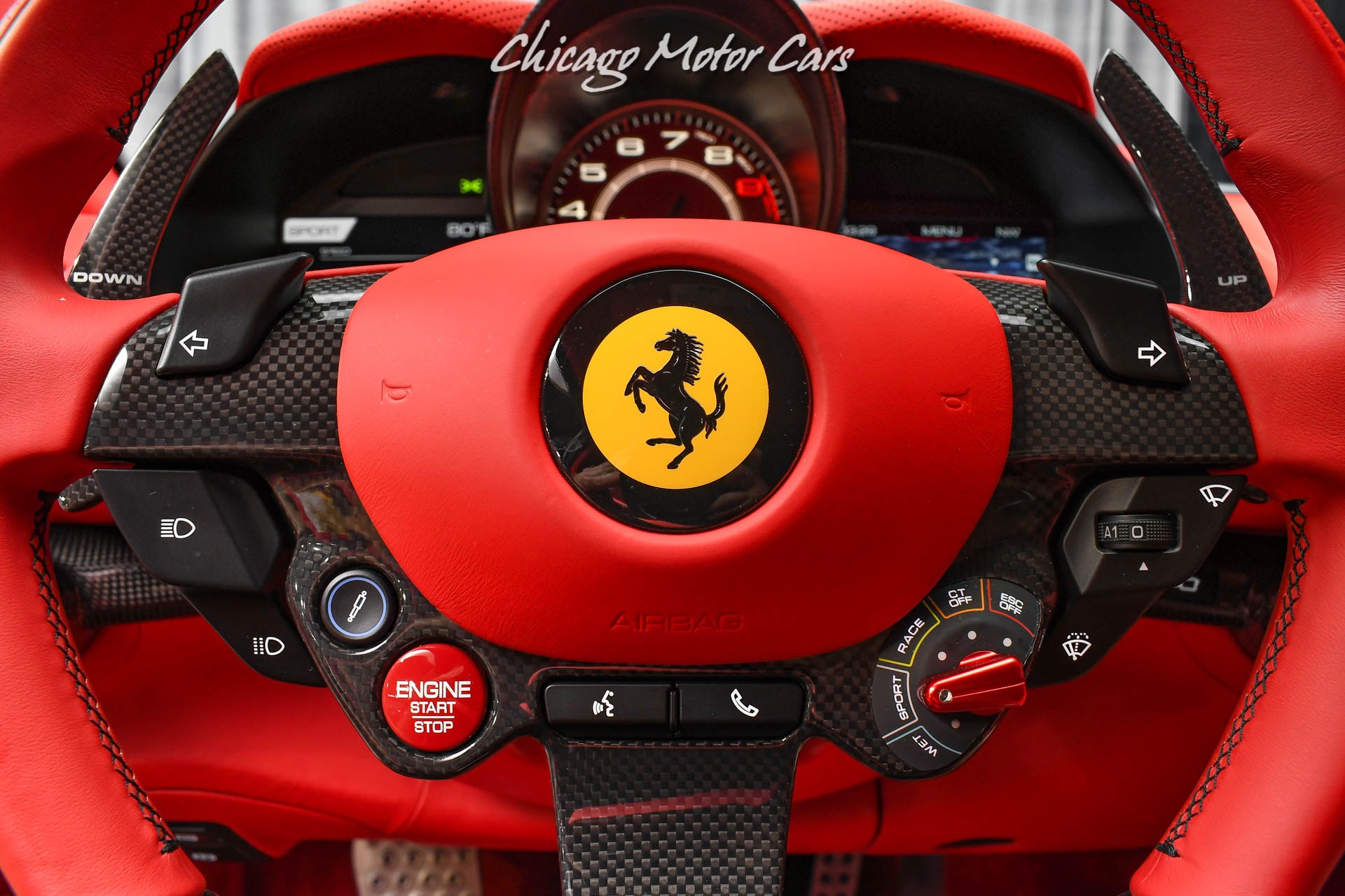 Used-2018-Ferrari-812-Superfast-Coupe-Carbon-Fiber-Everything-Special-Order-Taylor-Made-Passenger-Display