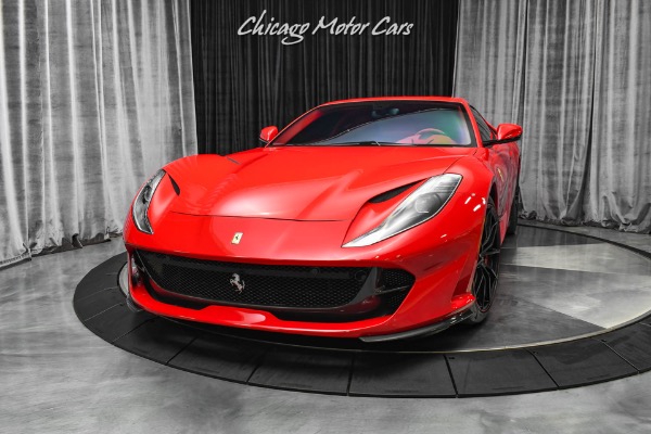 Used 2018 Ferrari 812 Superfast Coupe Loaded w/Carbon Front Lift Electric Seats Rosso Corsa Huge MSRP for sale Sold at Chicago Motor Cars in West Chicago IL 60185 2