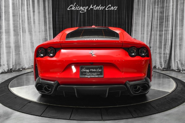 Used 2018 Ferrari 812 Superfast Coupe Loaded w/Carbon Front Lift Electric Seats Rosso Corsa Huge MSRP for sale Sold at Chicago Motor Cars in West Chicago IL 60185 4