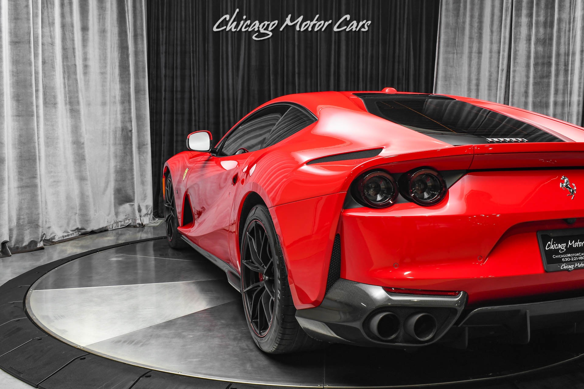 Used-2018-Ferrari-812-Superfast-Coupe-Carbon-Fiber-Everything-Special-Order-Taylor-Made-Passenger-Display