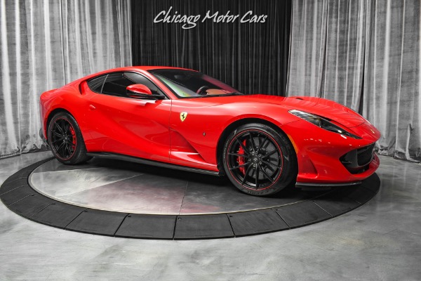 Used 2018 Ferrari 812 Superfast Coupe Loaded w/Carbon Front Lift Electric Seats Rosso Corsa Huge MSRP for sale Sold at Chicago Motor Cars in West Chicago IL 60185 6
