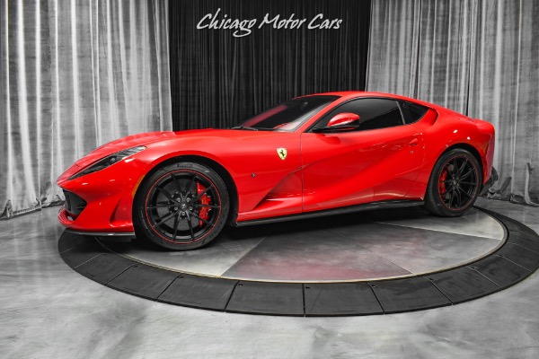 Used 2018 Ferrari 812 Superfast Coupe Loaded w/Carbon Front Lift Electric Seats Rosso Corsa Huge MSRP for sale Sold at Chicago Motor Cars in West Chicago IL 60185 1