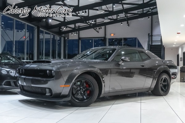 Used 2018 Dodge Challenger SRT DEMON LOW MILES 1 OWNER BONE STOCK W/DEMON CRATE + ALL DOCUMENTATION! for sale Sold at Chicago Motor Cars in West Chicago IL 60185 1