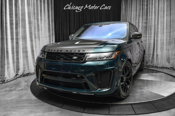 Used 2021 Land Rover Range Rover Sport SVR-RARE SPEC! ONLY 3,208 MILES! CARBON FIBER EXTERIOR PKG! SVO PAINT! for sale Sold at Chicago Motor Cars in West Chicago IL 60185 2