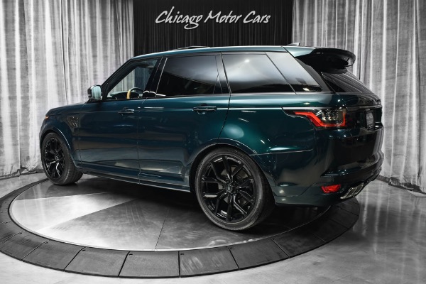 Used 2021 Land Rover Range Rover Sport SVR-RARE SPEC! ONLY 3,208 MILES! CARBON FIBER EXTERIOR PKG! SVO PAINT! for sale Sold at Chicago Motor Cars in West Chicago IL 60185 3