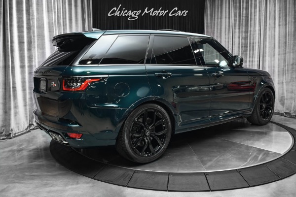 Used 2021 Land Rover Range Rover Sport SVR-RARE SPEC! ONLY 3,208 MILES! CARBON FIBER EXTERIOR PKG! SVO PAINT! for sale Sold at Chicago Motor Cars in West Chicago IL 60185 5