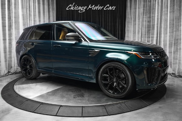 Used 2021 Land Rover Range Rover Sport SVR-RARE SPEC! ONLY 3,208 MILES! CARBON FIBER EXTERIOR PKG! SVO PAINT! for sale Sold at Chicago Motor Cars in West Chicago IL 60185 6