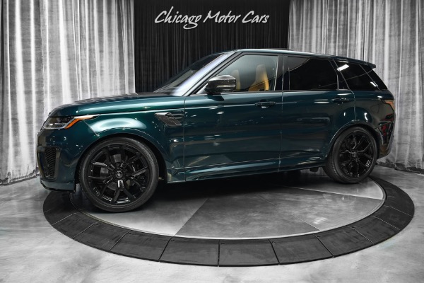 Used 2021 Land Rover Range Rover Sport SVR-RARE SPEC! ONLY 3,208 MILES! CARBON FIBER EXTERIOR PKG! SVO PAINT! for sale Sold at Chicago Motor Cars in West Chicago IL 60185 1