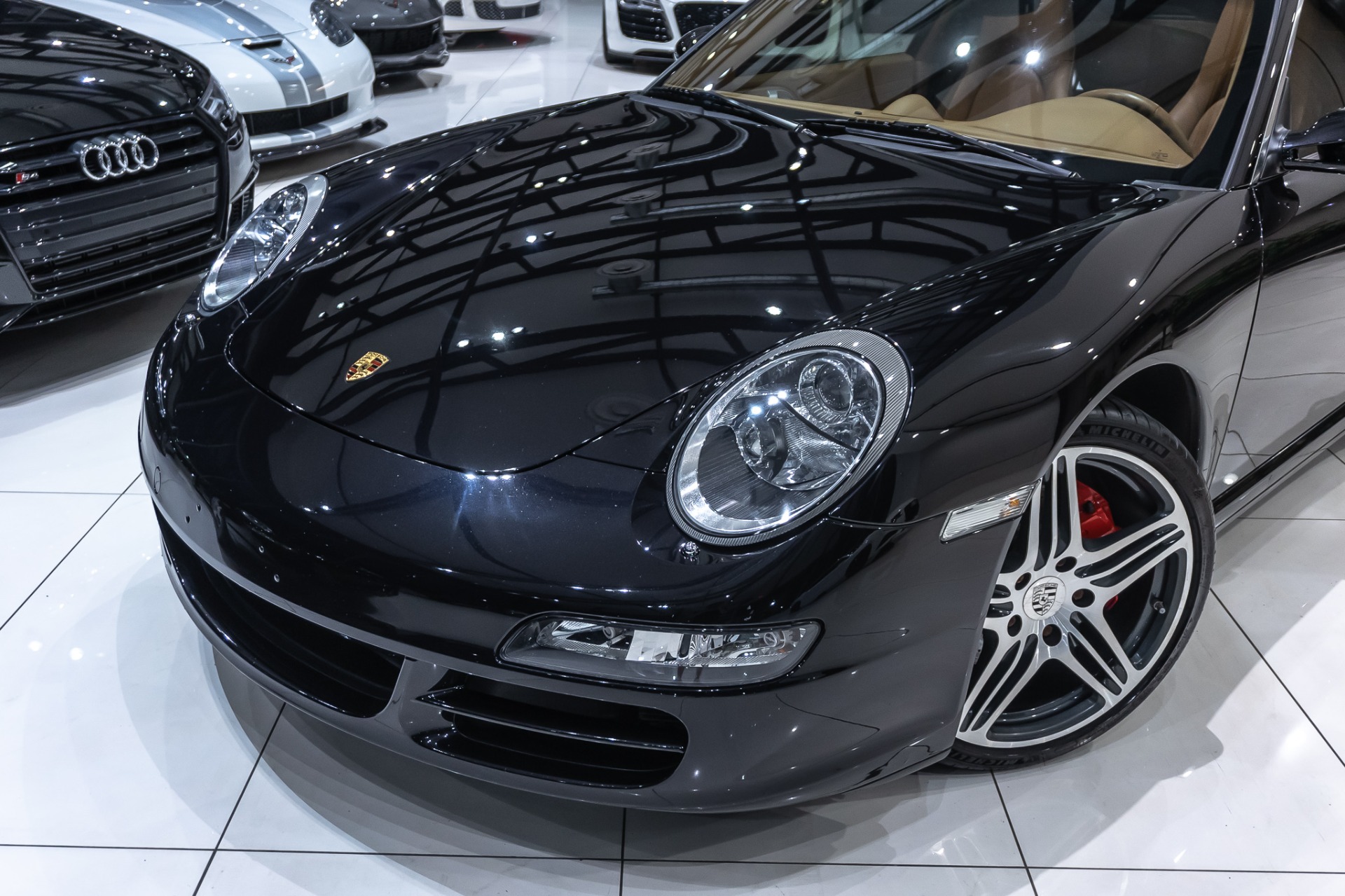 Used-2008-Porsche-911-Targa-4S-AWD-Sport-Chrono-Pkg-Plus-Just-Serviced-wRecords