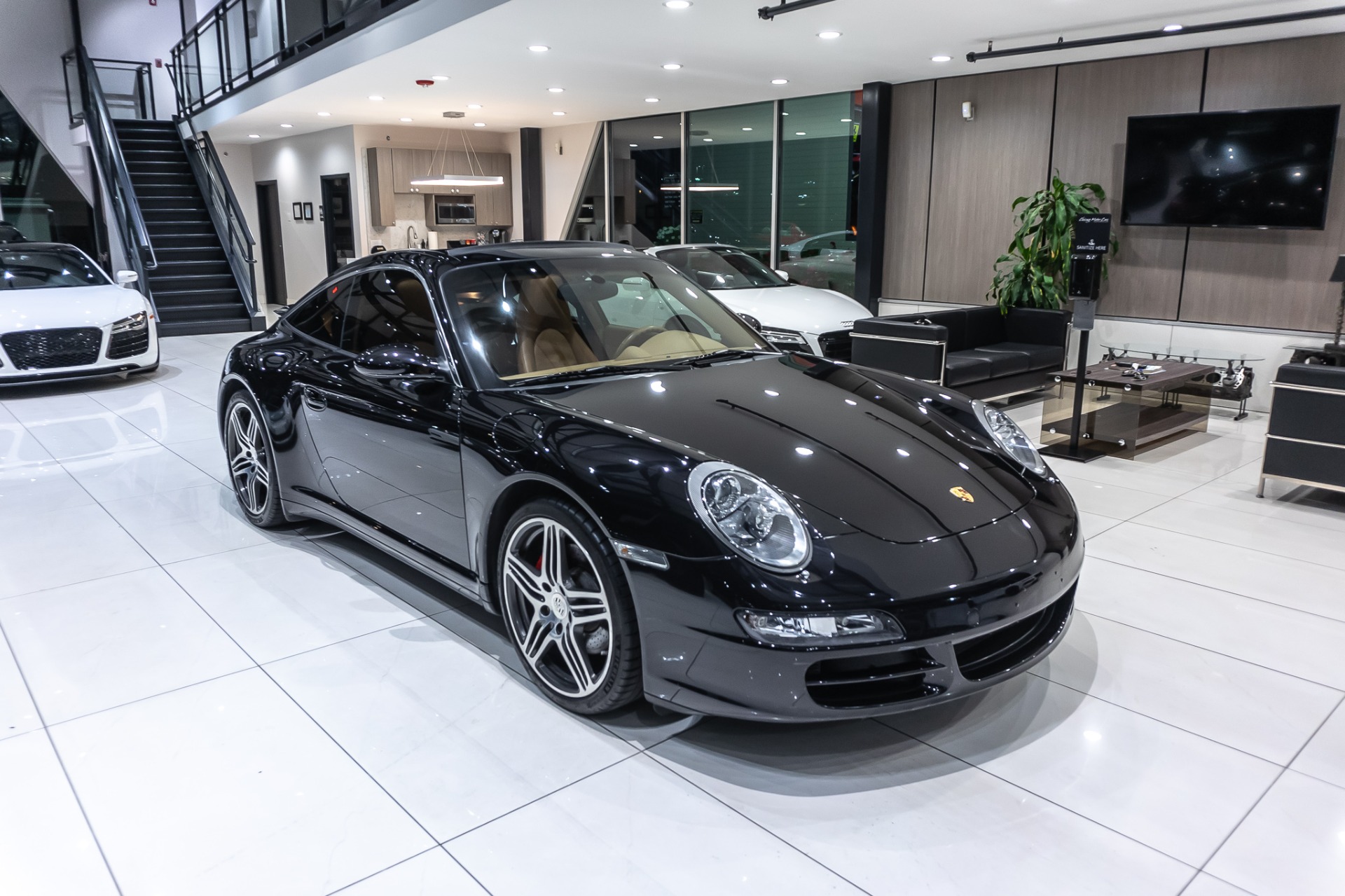 Used-2008-Porsche-911-Targa-4S-AWD-Sport-Chrono-Pkg-Plus-Just-Serviced-wRecords