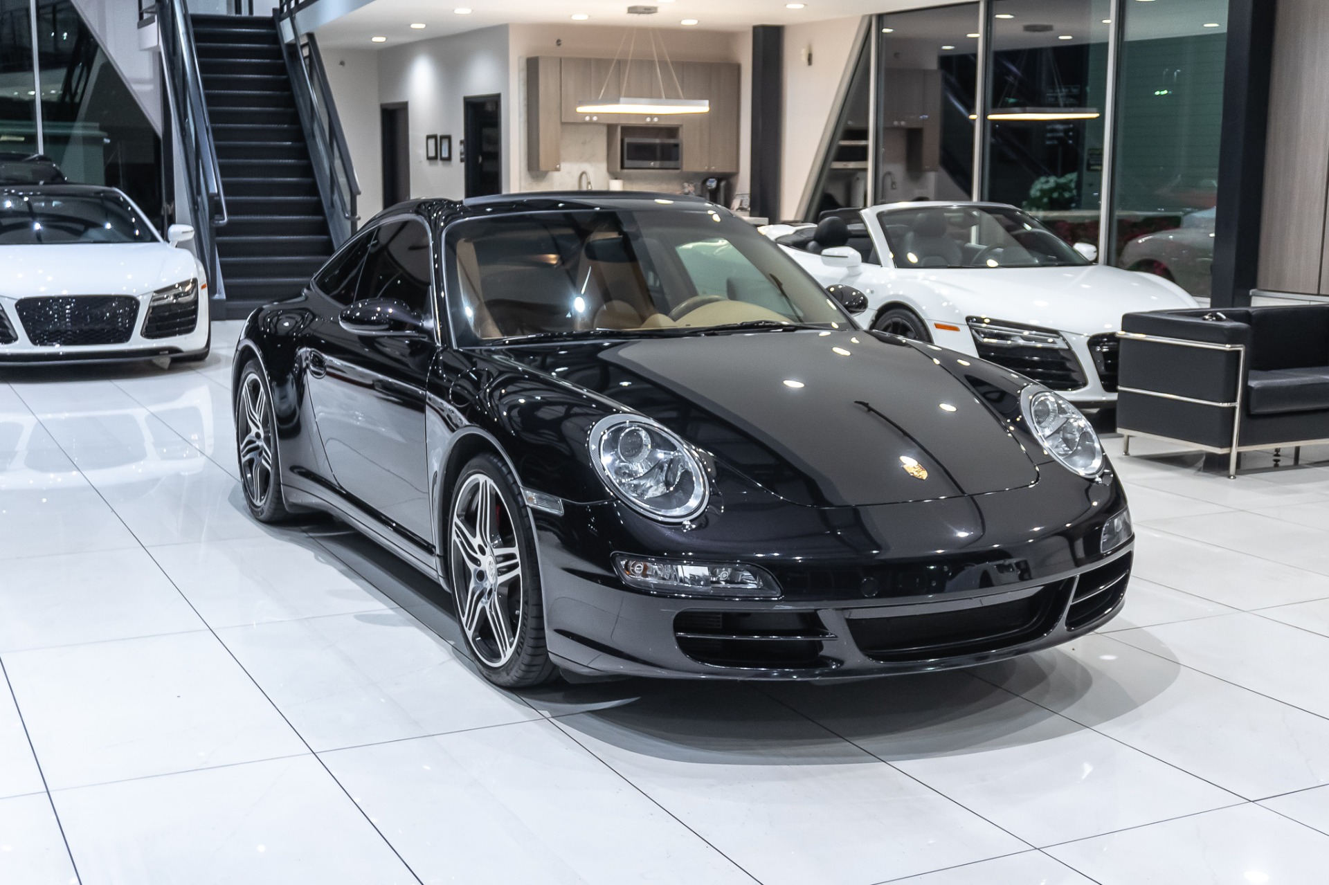 Used-2008-Porsche-911-Targa-4S-AWD-Sport-Chrono-Pkg-Plus-Just-Serviced-wRecords