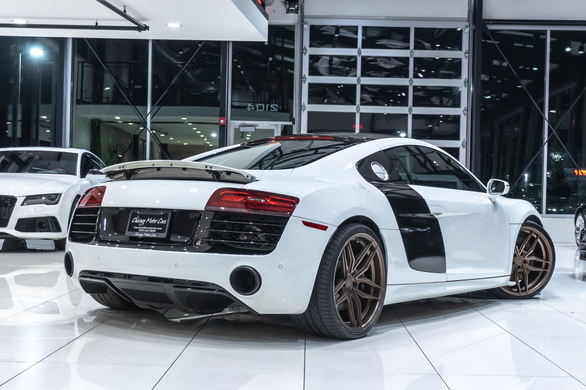 Used-2014-Audi-R8-52-V10-quattro-Coupe-AirLift-Suspension--Armytrix-Exhaust