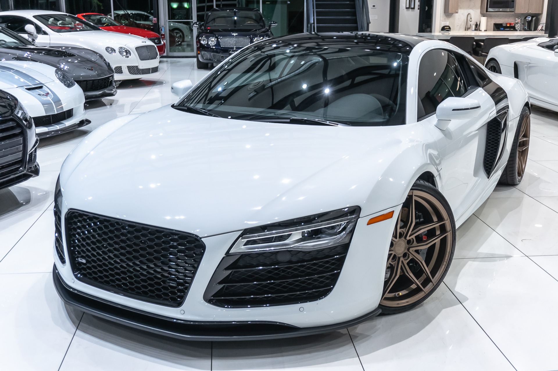 Used-2014-Audi-R8-52-V10-quattro-Coupe-AirLift-Suspension--Armytrix-Exhaust