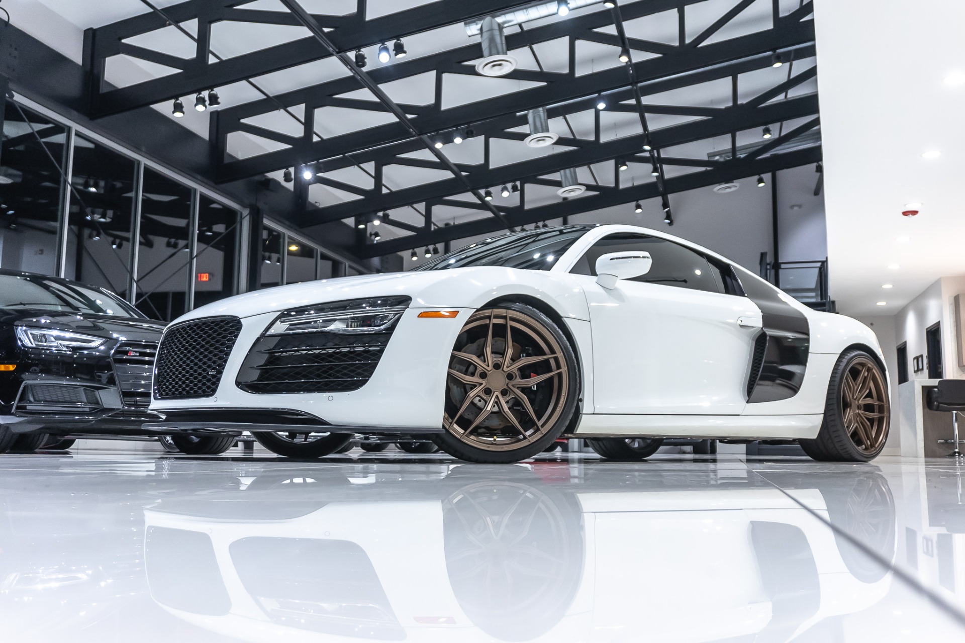 Used-2014-Audi-R8-52-V10-quattro-Coupe-AirLift-Suspension--Armytrix-Exhaust