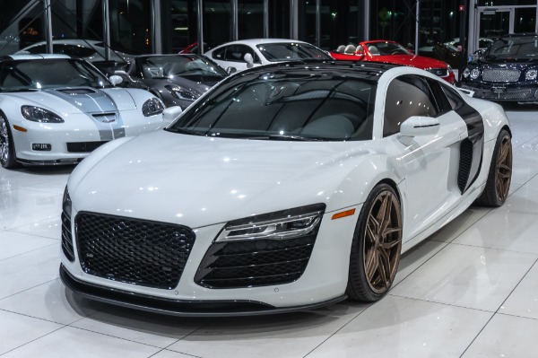 Used-2014-Audi-R8-52-V10-quattro-Coupe-AirLift-Suspension--Armytrix-Exhaust