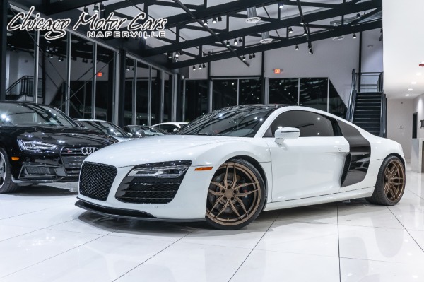 Used 2014 Audi R8 5.2 V10 quattro Coupe AirLift Suspension + Armytrix Exhaust! for sale Sold at Chicago Motor Cars in West Chicago IL 60185 1