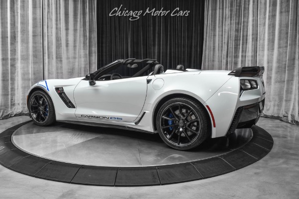 Used 2018 Chevrolet Corvette Z06 3LZ Carbon 65 Edition Convertible ONLY 7K MILES! RARE 1 OF 57 CARBON 65 for sale Sold at Chicago Motor Cars in West Chicago IL 60185 3