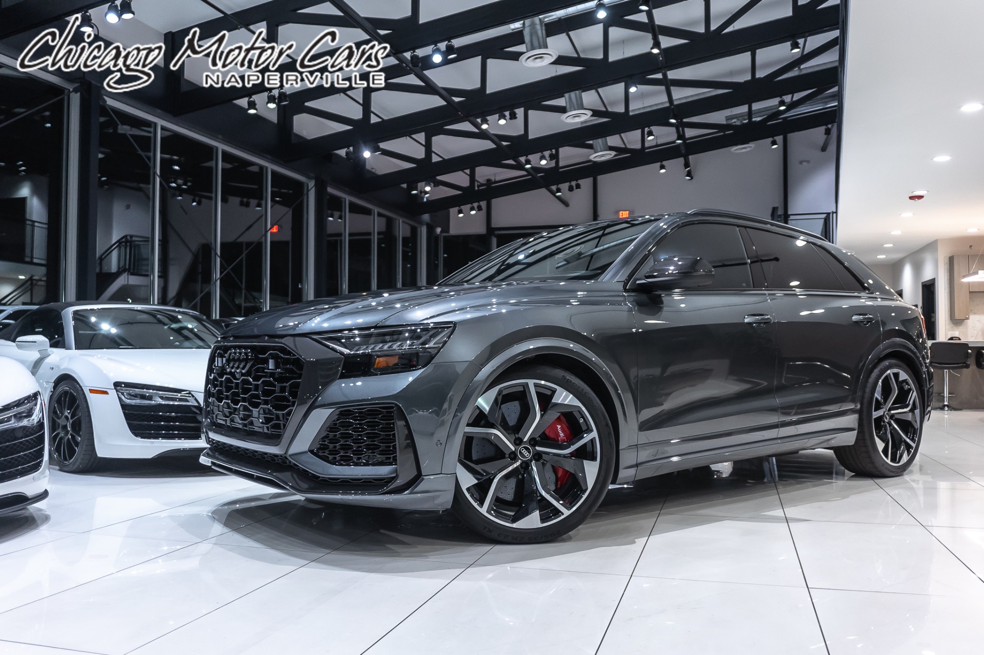 Used 2021 Audi RS Q8 4.0T quattro Hard Loaded! Carbon Ceramic Brakes! Carbon Optic Package! for sale Sold at Chicago Motor Cars in West Chicago IL 60185 1