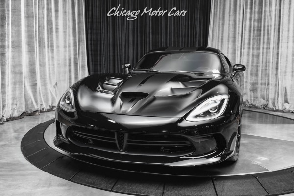 Used-2013-Dodge-Viper-ALL-BLACK-Carbon-Fiber-Leather-Bucket-Seats-CORSA-Exhaust-Only-17K-Miles