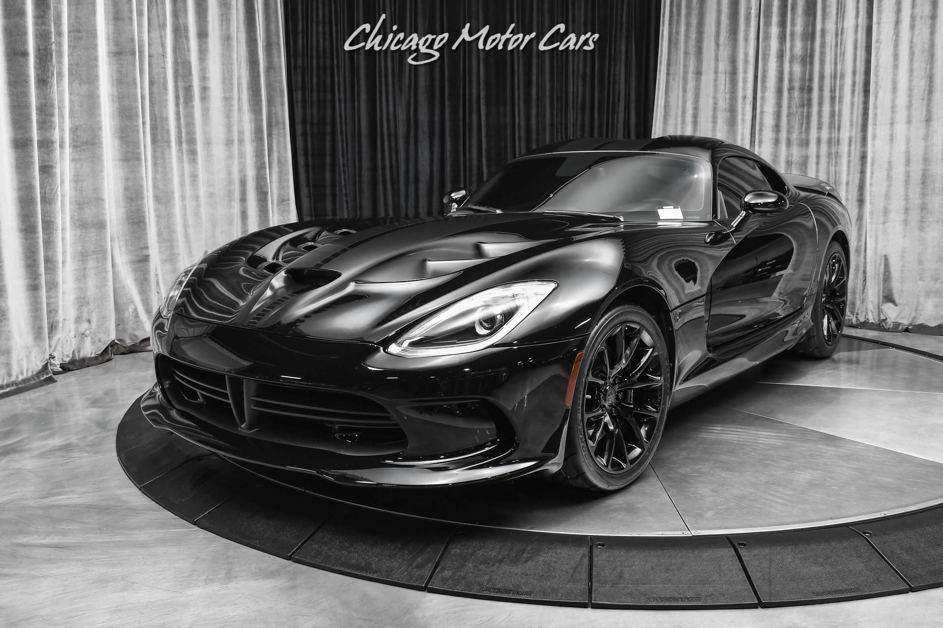 Used-2013-Dodge-Viper-ALL-BLACK-Carbon-Fiber-Leather-Bucket-Seats-CORSA-Exhaust-Only-17K-Miles