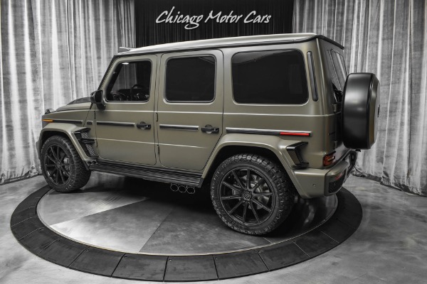 Used-2021-Mercedes-Benz-G63-AMG-SUV-Matte-Olive-Green-Brabus-Package-CARBON-FIBER-Only-2800-Miles