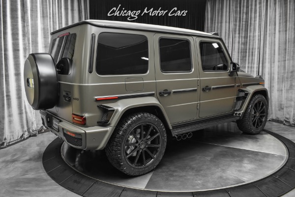 Used-2021-Mercedes-Benz-G63-AMG-SUV-Matte-Olive-Green-Brabus-Package-CARBON-FIBER-Only-2800-Miles