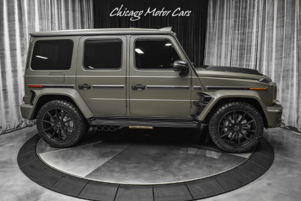 Used-2021-Mercedes-Benz-G63-AMG-SUV-Matte-Olive-Green-Brabus-Package-CARBON-FIBER-Only-2800-Miles