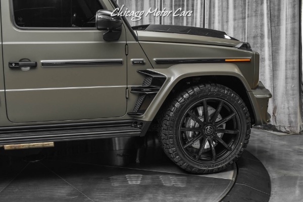 Used-2021-Mercedes-Benz-G63-AMG-SUV-Matte-Olive-Green-Brabus-Package-CARBON-FIBER-Only-2800-Miles