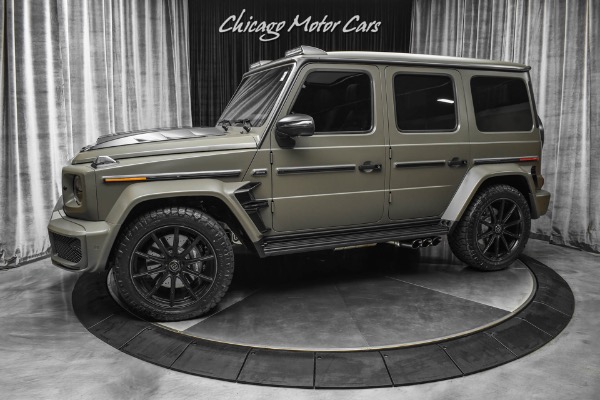 Used 2021 Mercedes-Benz G63 AMG SUV Matte Olive Green Brabus Package CARBON FIBER! Only 2800 Miles! for sale Sold at Chicago Motor Cars in West Chicago IL 60185 1