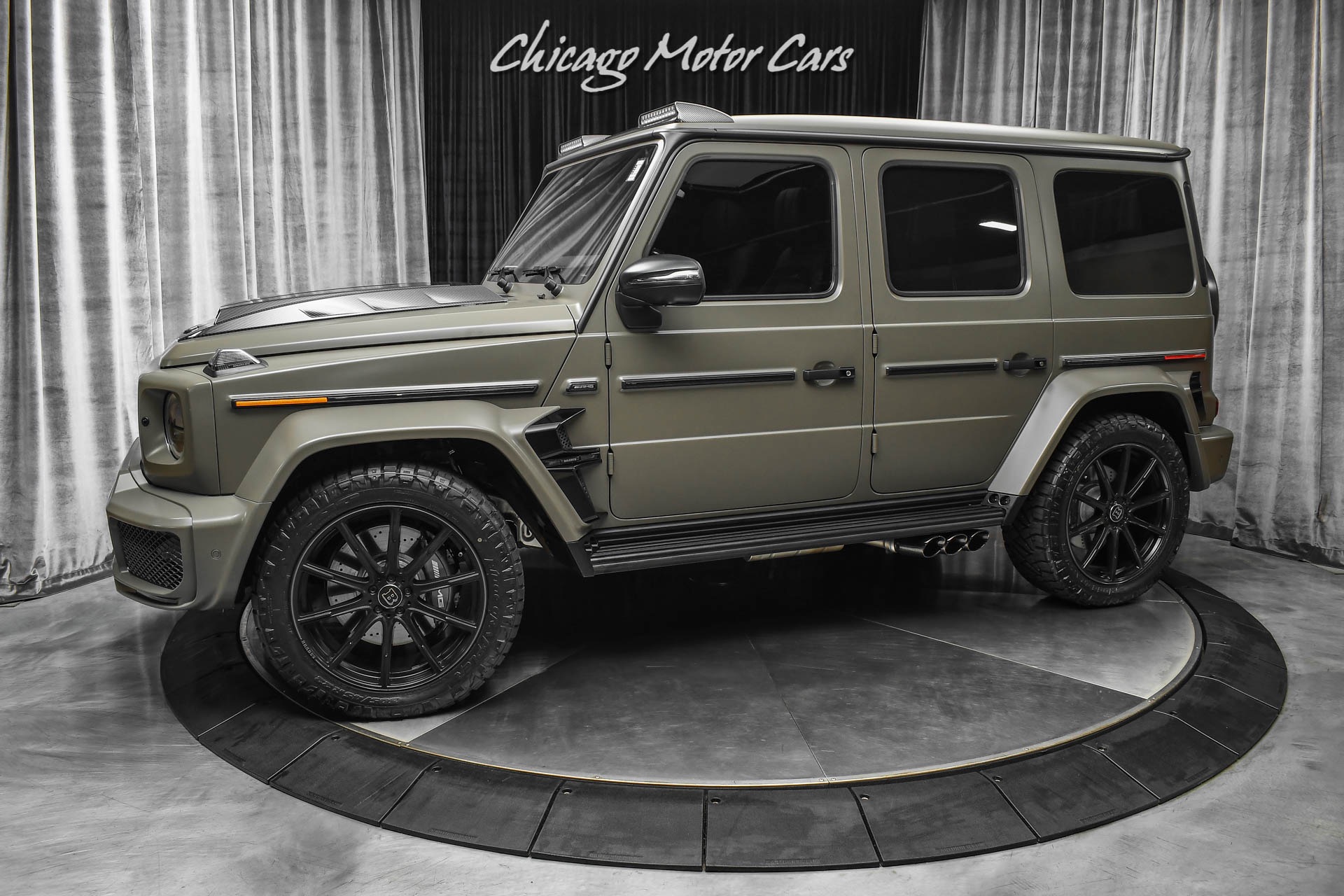 Used 2021 MercedesBenz G63 AMG SUV Matte Olive Green Brabus Package