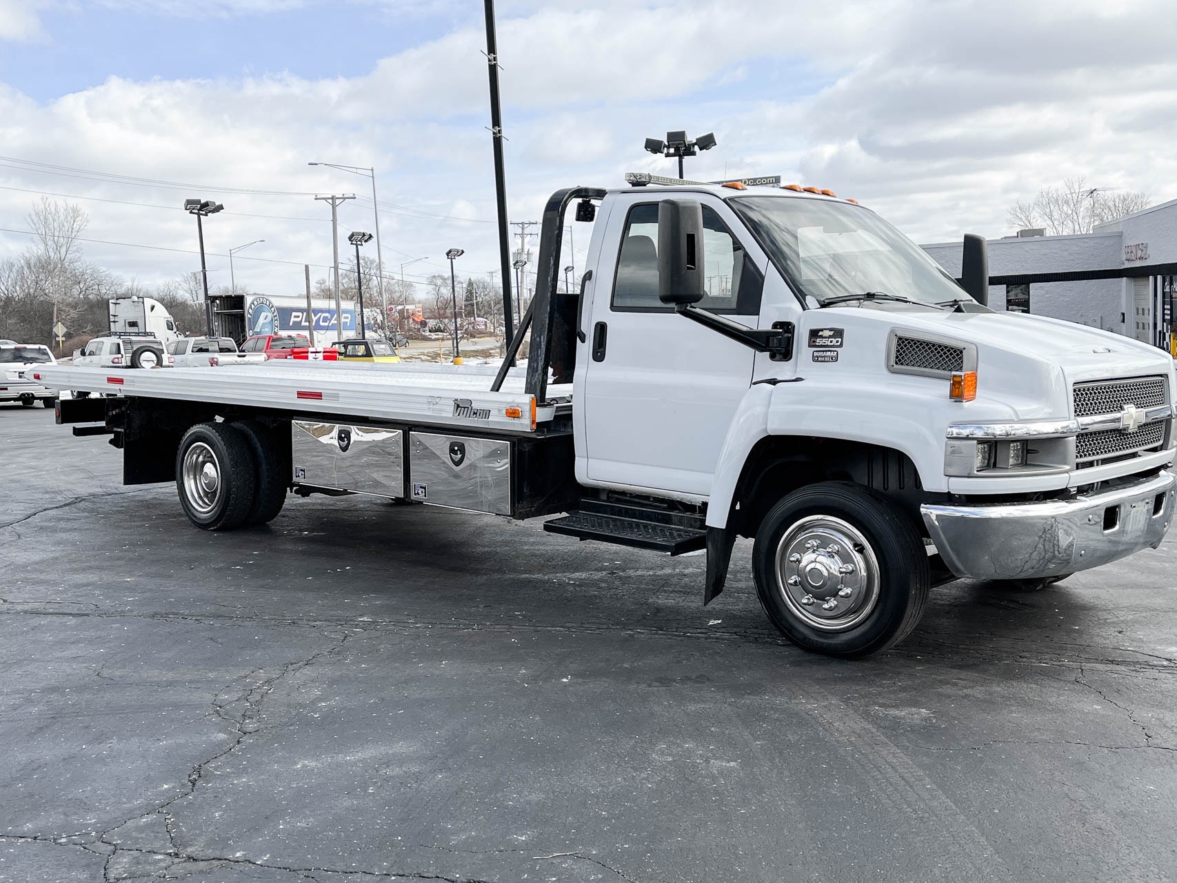 Used-2003-Chevrolet-C5500-Tow-Truck-Rollback-Flatbed-Stinger-Wheel-Lift