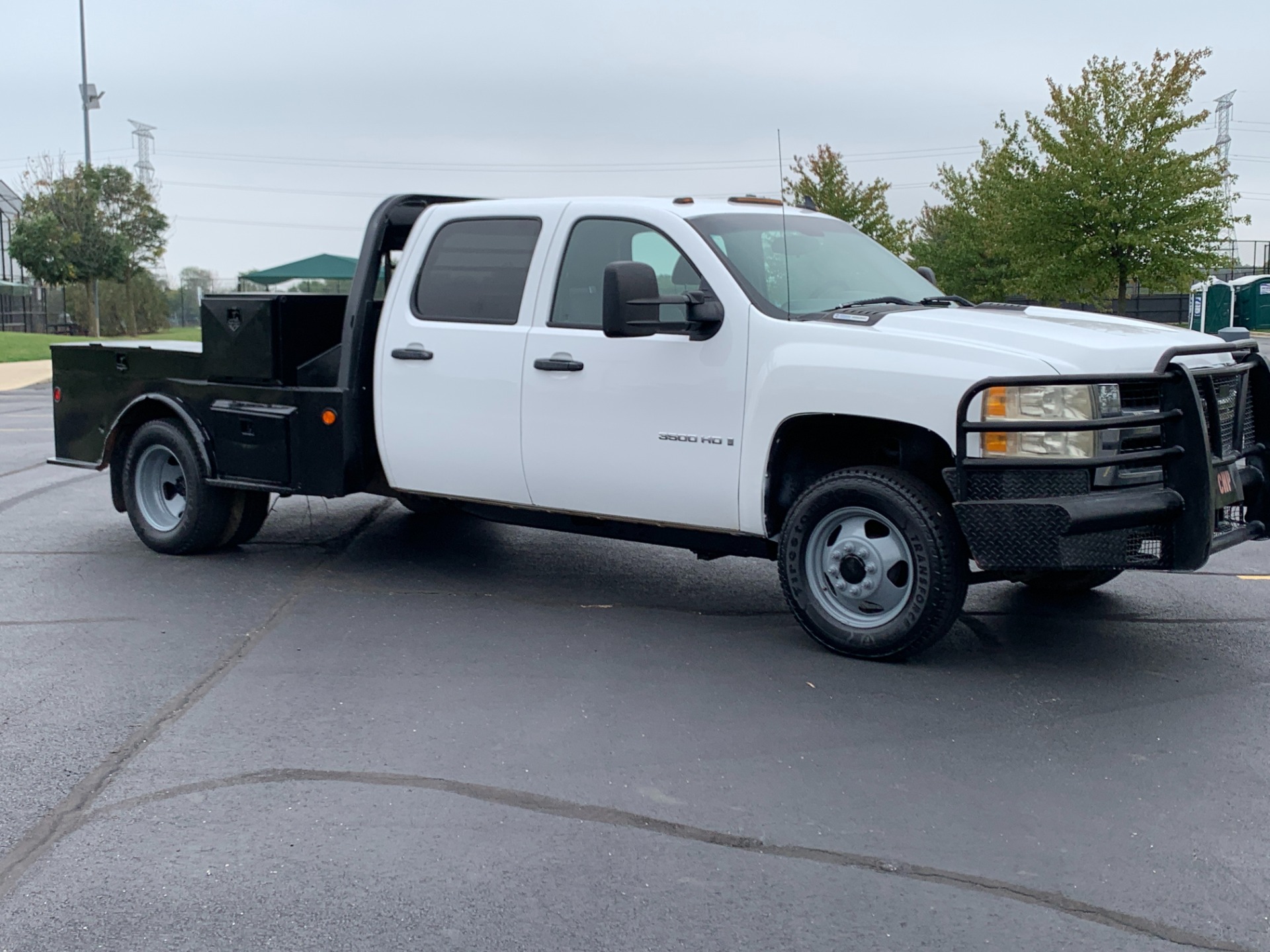 Used-2008-Chevrolet-Silverado-3500HD-Flat-Bed-4X4-Crew-Cab-Duramax-Diesel-Automatic