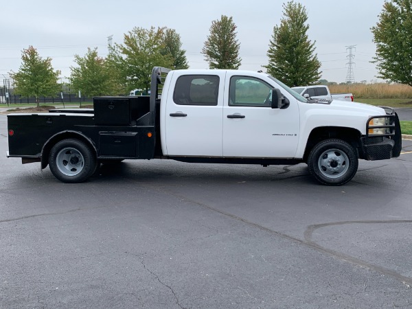Used 2008 Chevrolet Silverado 3500HD Flat Bed 4X4 Crew Cab-Duramax Diesel-Automatic for sale Sold at Chicago Motor Cars in West Chicago IL 60185 4