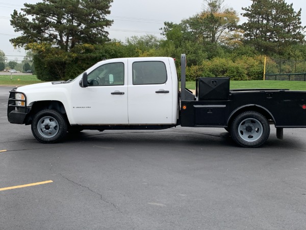 Used-2008-Chevrolet-Silverado-3500HD-Flat-Bed-4X4-Crew-Cab-Duramax-Diesel-Automatic