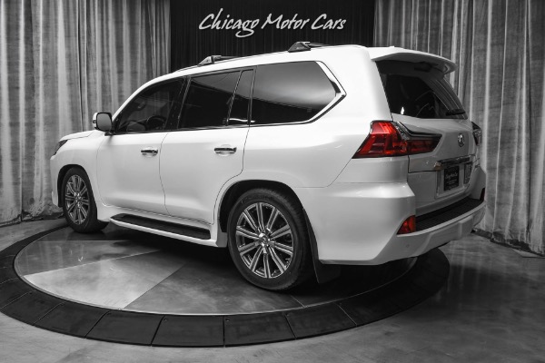 Used 2017 Lexus LX570 SUV TV DVD 4X4 3rd Seating LOADED Pearl White for sale Sold at Chicago Motor Cars in West Chicago IL 60185 3