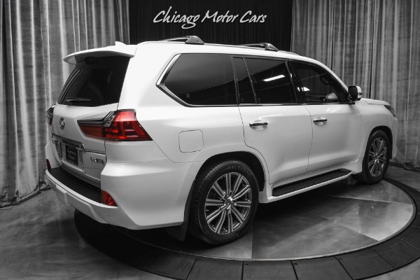 Used 2017 Lexus LX570 SUV TV DVD 4X4 3rd Seating LOADED Pearl White for sale Sold at Chicago Motor Cars in West Chicago IL 60185 5
