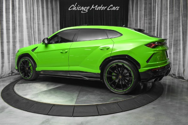 Used 2021 Lamborghini Urus SUV PEARL CAPSULE! Verde Mantis GREEN PEARL! Taigete 23s for sale Sold at Chicago Motor Cars in West Chicago IL 60185 3