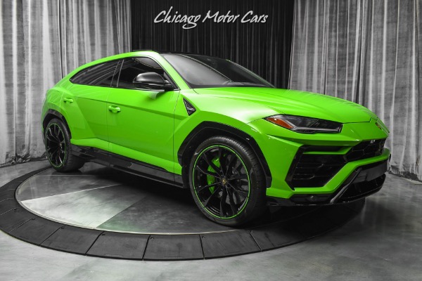 Used 2021 Lamborghini Urus SUV PEARL CAPSULE! Verde Mantis GREEN PEARL! Taigete 23s for sale Sold at Chicago Motor Cars in West Chicago IL 60185 6
