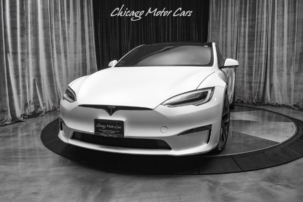Used 2021 Tesla Model S Plaid! Autopilot! 21 in Arachnid Wheels Extra Pirelli Winter Tires AWD for sale Sold at Chicago Motor Cars in West Chicago IL 60185 2