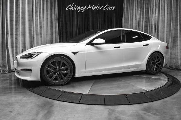 Used 2021 Tesla Model S Plaid! Autopilot! 21 in Arachnid Wheels Extra Pirelli Winter Tires AWD for sale Sold at Chicago Motor Cars in West Chicago IL 60185 1