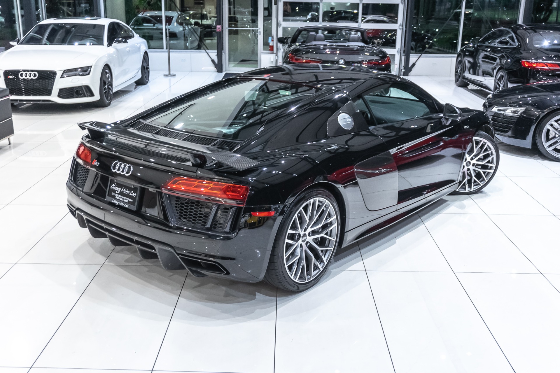 Used-2017-Audi-R8-52-quattro-V10-Plus-COUPE-Diamond-Stitch-Pkg-Larini-Valved-Exhaust-Full-Car-PPF