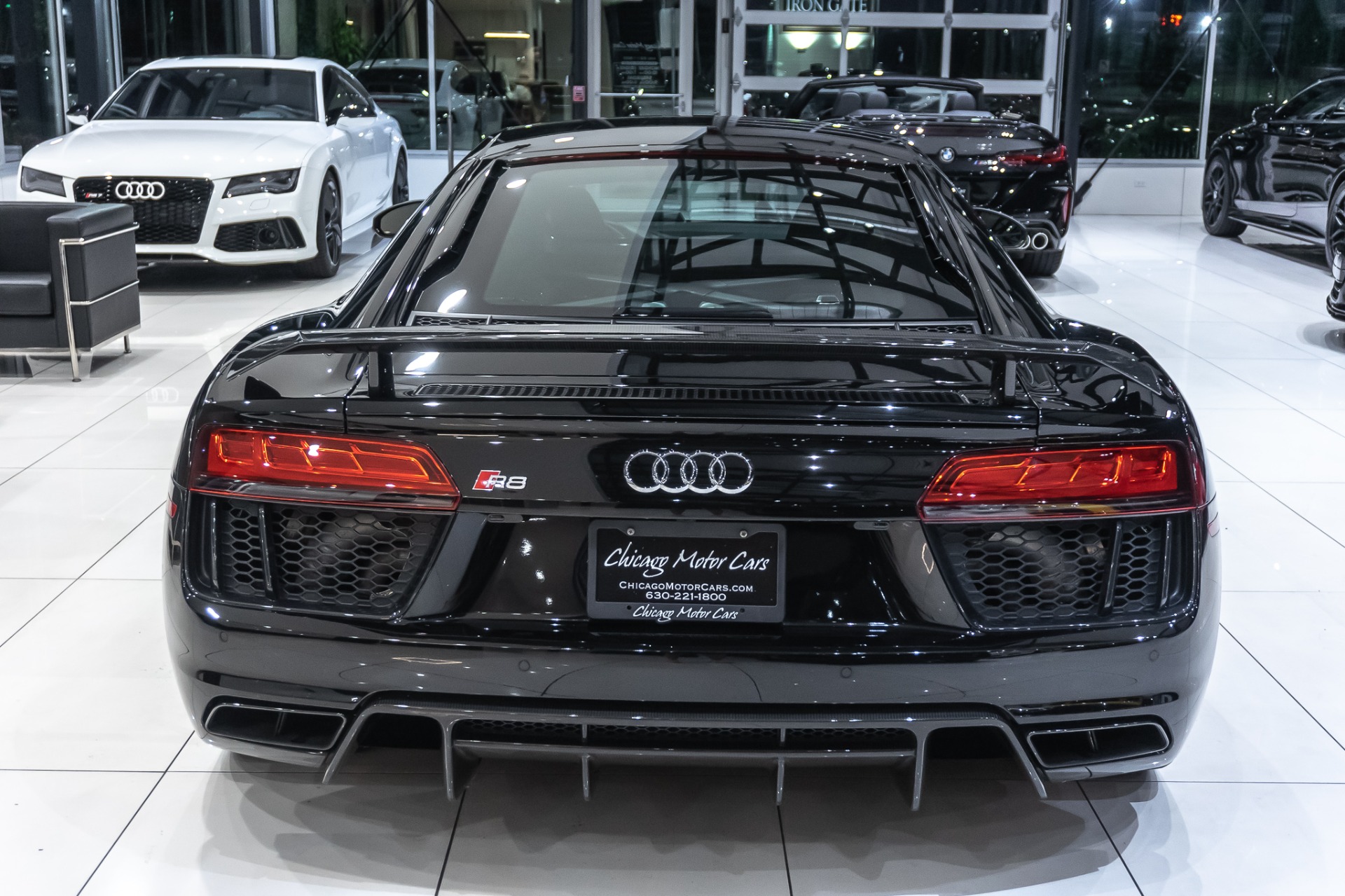 Used-2017-Audi-R8-52-quattro-V10-Plus-COUPE-Diamond-Stitch-Pkg-Larini-Valved-Exhaust-Full-Car-PPF