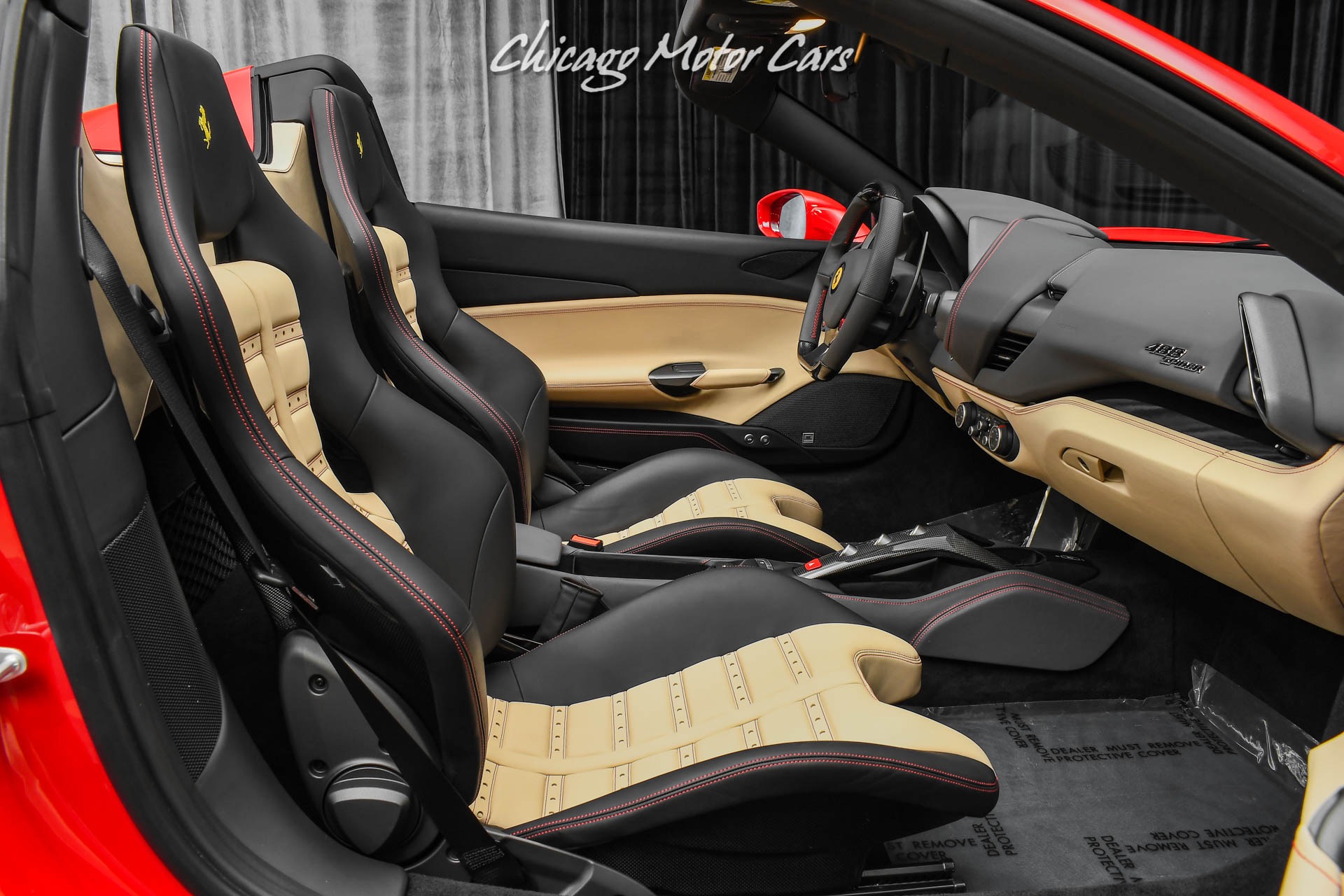 Used-2019-Ferrari-488-Spider-Only-1700-Miles-Carbon-Fiber-Everywhere-Optioned-Extremely-Well